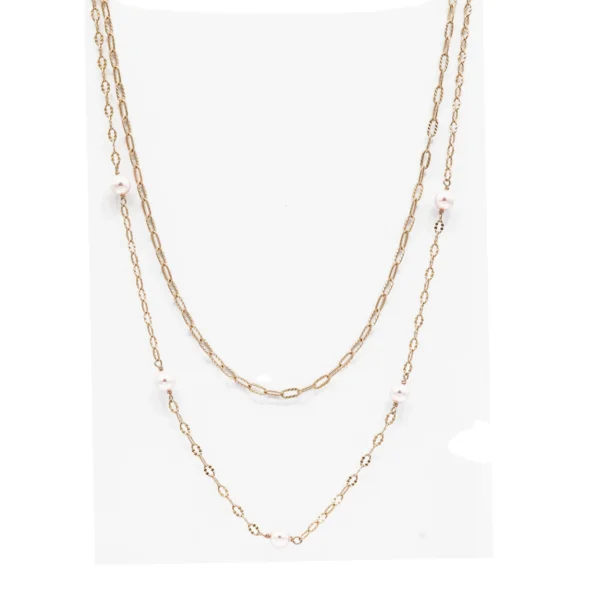Sterling Silver Pearl Chains
