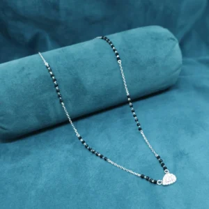 Leaf Sterling Silver Mangalsutra