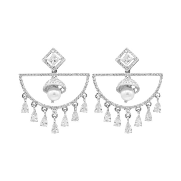 Pearl Silver Earrings