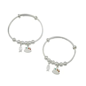 Silver Fish Hanging Bracelets