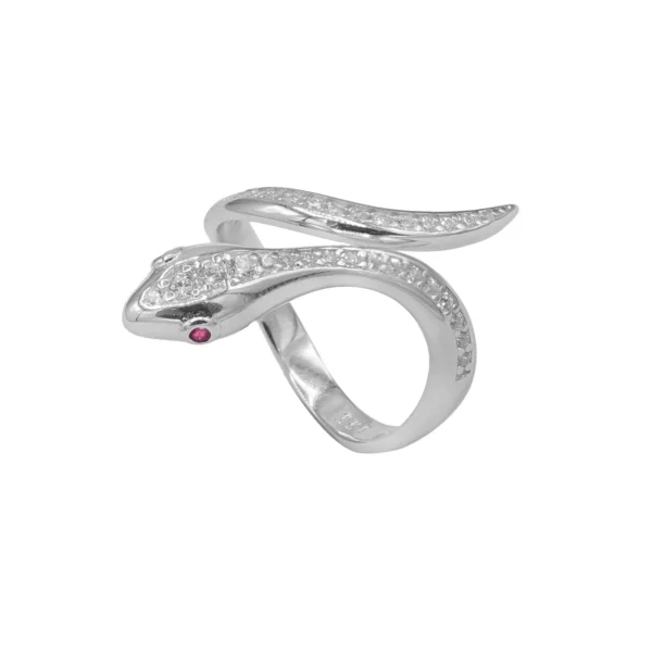 Silver Diamond Ring
