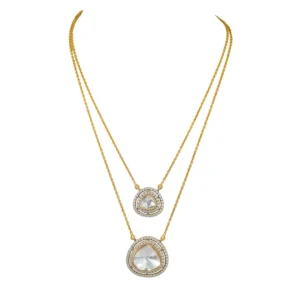 Monsonaite Silver Necklace set
