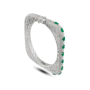 Silver Square Shape Bracelet