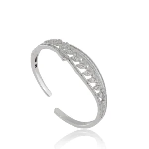 Silver Flower Bracelet