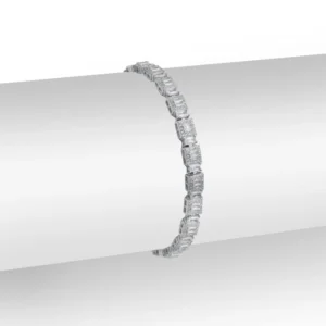 Silver Square Shape Bracelet