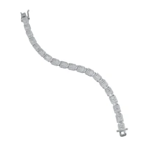 Silver Square Shape Bracelet